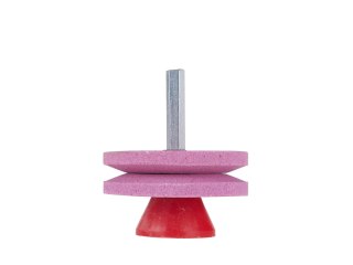 GEKO Ostrzałka do noży kosiarek na wiertarkę/wkrętarkę 2x53mm HEX (100) G83061