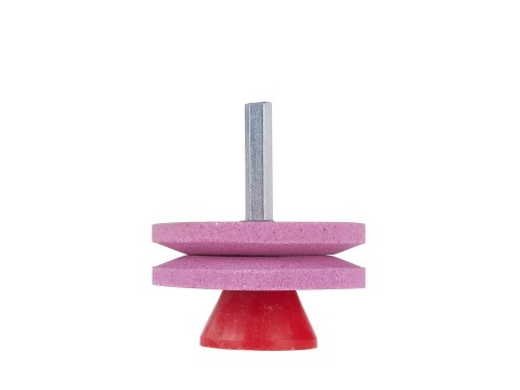 GEKO Ostrzałka do noży kosiarek na wiertarkę/wkrętarkę 2x53mm HEX (100) G83061