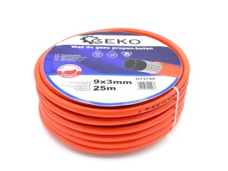GEKO Wąż do gazu propan-butan 9x3mm 25mb PL CERTYFIKAT (1) G73750
