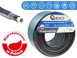 GEKO Wąż ogrodowy 4 Warstwowy 3/4" 50m GEKO NEW (36) G73788