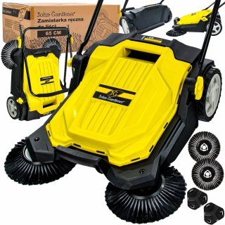 GEKO Zamiatarka ręczna do kostki/podjazdów 65cm JG (1) G83041