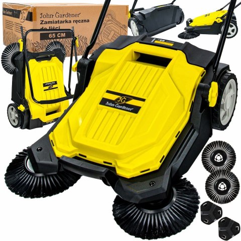 GEKO Zamiatarka ręczna do kostki/podjazdów 65cm JG (1) G83041