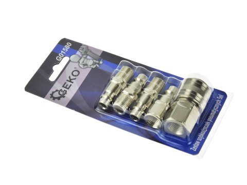 GEKO Zestaw szybkozłączek pneumatycznych 5el. (100) G01580