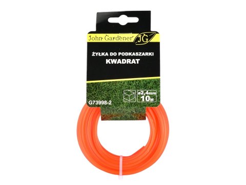 GEKO Żyłka do podkaszarki kwadrat 2,4mmx10m (20/240) G73998-2