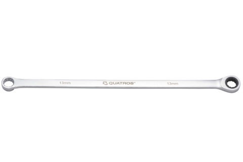 Quatros Klucz oczkowy bardzo długi z grzechotką 90 zębów 13mm 346mm QS50465A-13
