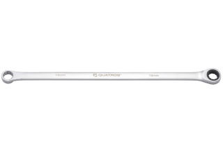 Quatros Klucz oczkowy bardzo długi z grzechotką 90 zębów 14mm 374mm QS50465A-14