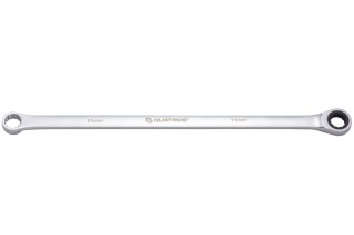 Quatros Klucz oczkowy bardzo długi z grzechotką 90 zębów 15mm 374mm QS50465A-15