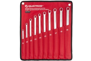 Quatros Zestaw kluczy oczkowych bardzo długich 8-19 mm 10szt. QS50465A