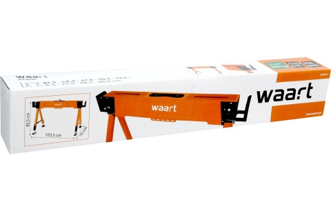 Waart Stojak roboczy kobyłka warsztatowa z regulacją wysokości 613-855mm W47B709