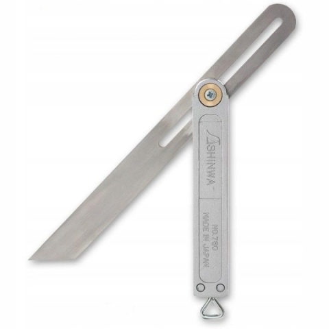 Kątownik nastawny Shinwa 250 mm aluminiowo-stalowy SB-10 Japonia