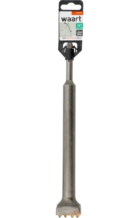 Waart Groszkownik dłuto groszkujące SDS-plus 16T 35x35x250mm do betonu W20D590