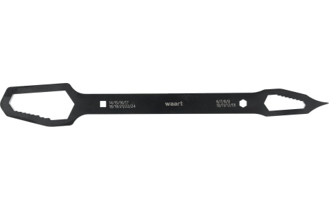 Waart Klucz uniwersalny płaski obustronny 280 mm 6-24 mm stal W33M862