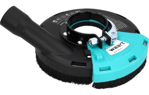 Waart Osłona odpylająca do szlifierki kątowej 115 125 mm z adapterami i pierścieniami W18A604