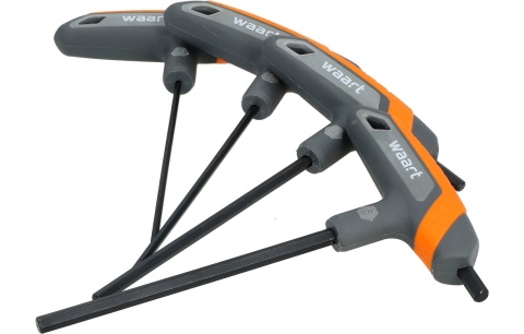 Waart Zestaw kluczy imbusowych 2.5-10 i Torx T10-T45 z rękojeścią T 14el. W32M614