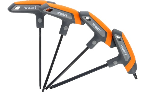 Waart Zestaw kluczy imbusowych 2.5-10 i Torx T10-T45 z rękojeścią T 14el. W32M614