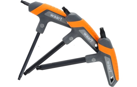 Waart Zestaw kluczy imbusowych 2.5-10 i Torx T10-T45 z rękojeścią T 14el. W32M614
