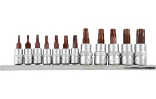 Waart Zestaw końcówek Torx na nasadkach, 12 szt. W35K492
