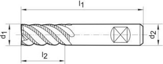GÜHRING Wiertlo krete DIN338 HSSEtyp INOX 3,90mm GÜHRING