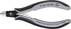 KNIPEX Szczypce tnące boczne, precyzyjne, ESD, 125mm, 79 02 125, KNIPEX