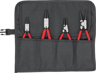 KNIPEX Zestaw szczypiec Segera do pierścieni osadczych, 4-cz, w etui, 00 19 56 V01, KNIPEX