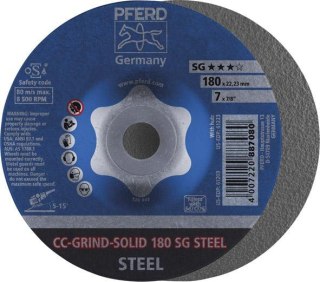 PFERD Sciernica tarcz.CC-GRIND Solid Steel 180mm PFERD