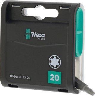 Wera Opak.bit.Bit-Box20H20szt.do srub z lbem z gniazdem TORX 20x25mm Wera