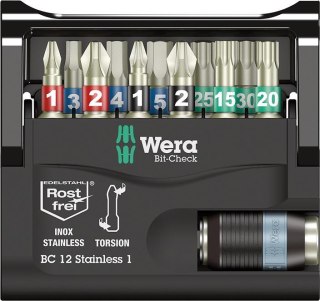 Wera Zestaw bitów Bit-Check 10 Stainless 1 Wera