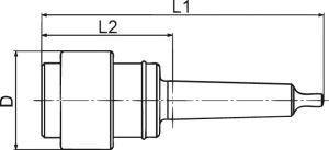 BECK Rozwiertak maszyn. DIN208TiN,kszt.B,18,0mm BECK