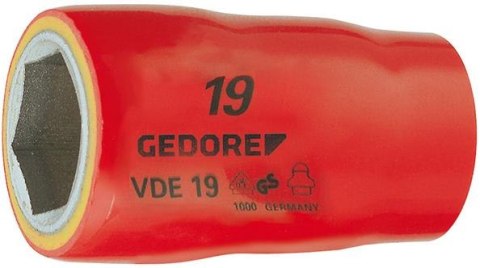 GEDORE Nasadka izolowana VDE 1/2″ 6-kątna 12x54mm GEDORE