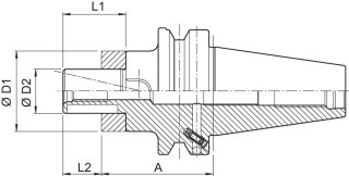 GÜHRING Wiertlo lufowe pelnoweglikowe, typ EB100 3,50x120mm GÜHRING