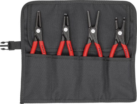 KNIPEX Zestaw szczypiec Segera do pierścieni osadczych, 4-cz. 00 19 57 V01, KNIPEX