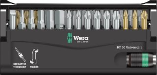 Wera Zestaw bitow Bit-Check 30 Universal 1 Wera