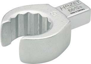 HAZET Klucz oczkowy wtykowy otwarty 22mm, 9x12mm, 6612C-22 
 HAZET