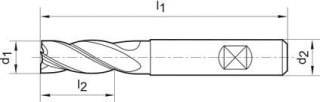 GÜHRING Wiertlo krete DIN340 HSSETiN,typ GU,1,0mm GÜHRING