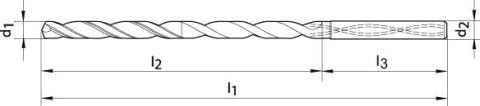 GÜHRING Wiertlo krete SL WN FIRE,chlodzenie wewn., chwyt HE,7xD 4,37mm pelnoweglikowe, GÜHRING