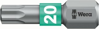 Wera Bit BiTorsion 1/4" DIN3126C6,3,d.srub z gniazdem Torx 20x25mm Wera