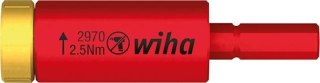 Wiha Adapter momentu obrotowego easyTorque VDE do bitów slimBit 2,5Nm Wiha