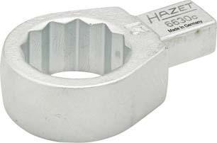 HAZET Klucz oczkowy wtykowy 21mm 9x12mm HAZET