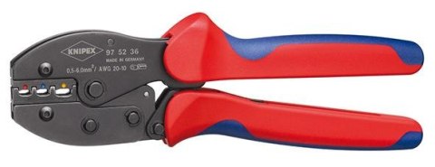 KNIPEX Szczypce do zagniatania tulejek 0,55-6mm, PreciForce, 97 52 37, KNIPEX