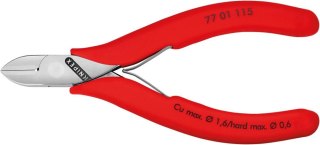 KNIPEX Szczypce tnące boczne dla elektroników, 115mm, 77 01 115, KNIPEX