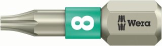 Wera Bit nierdzewny 1/4" DIN3126C6,3, do srub z gniazdem Torx 8x25mm Wera