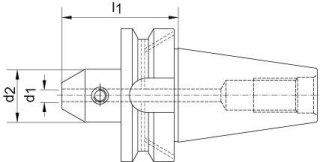 GÜHRING Wiertlo krete SL pelnoweglikowe, Z3,chwyt HA,5xD 10mm GÜHRING