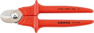 KNIPEX Nożyce do cięcia kabli, VDE, 230mm, 95 06 230, KNIPEX