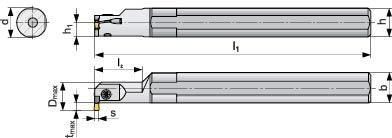 BECK Rozwiertak maszyn. DIN212TiN,kszt.D,9,0mm BECK