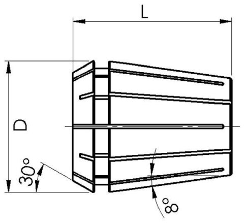 GÜHRING Wiertlo krete DIN345, HSSCo5, szlifowane, typ INOX, chwyt MK 25,0mm GÜHRING