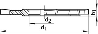 GÜHRING Wiertlo lufowe pelnoweglikowe, typ EB100 1,20x80mm GÜHRING