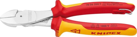 KNIPEX Szczypce tnące boczne, VDE, 200mm, 74 06 200 T, KNIPEX