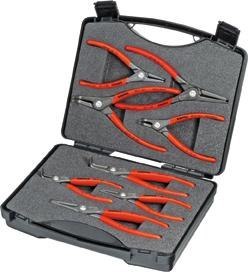 KNIPEX Zestaw szczypiec Segera do pierścieni osadczych, precyzyjnych, 8-cz. 00 21 25, KNIPEX