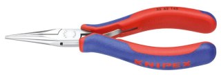 KNIPEX Szczypce chwytające płasko-okrągłe dla elektroników, 145mm, 35 62 145, KNIPEX