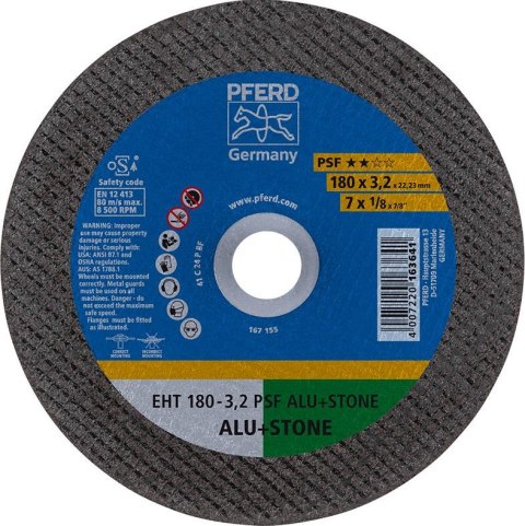 PFERD Tarcza do ciecia C24PPS prosta 178x3,2mm PFERD